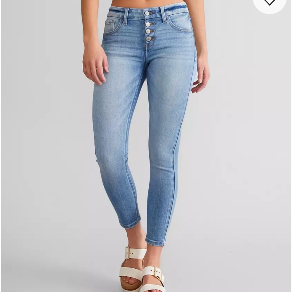KanCan Mid Rise Light Blue Jeans